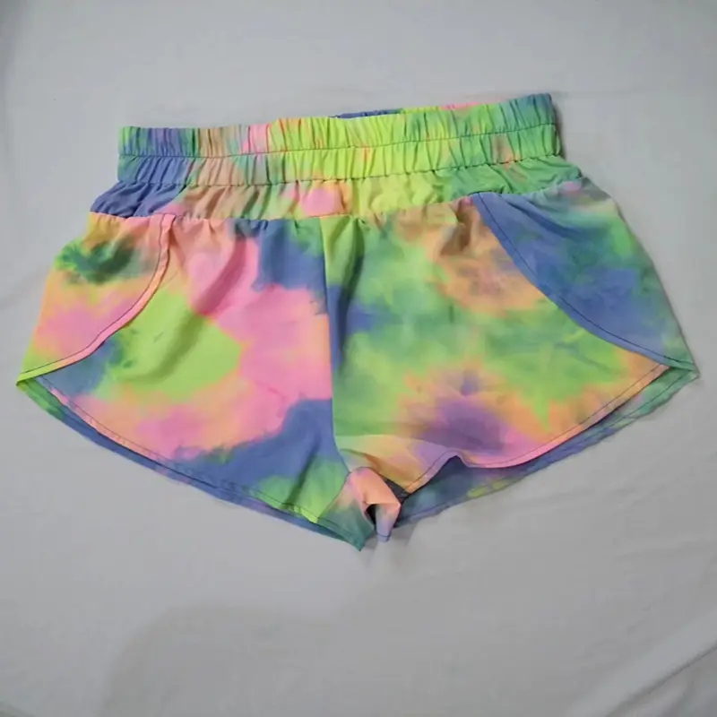 2022 High-Waisted Blue Women's Shorts Casual Elastic - Image 9
