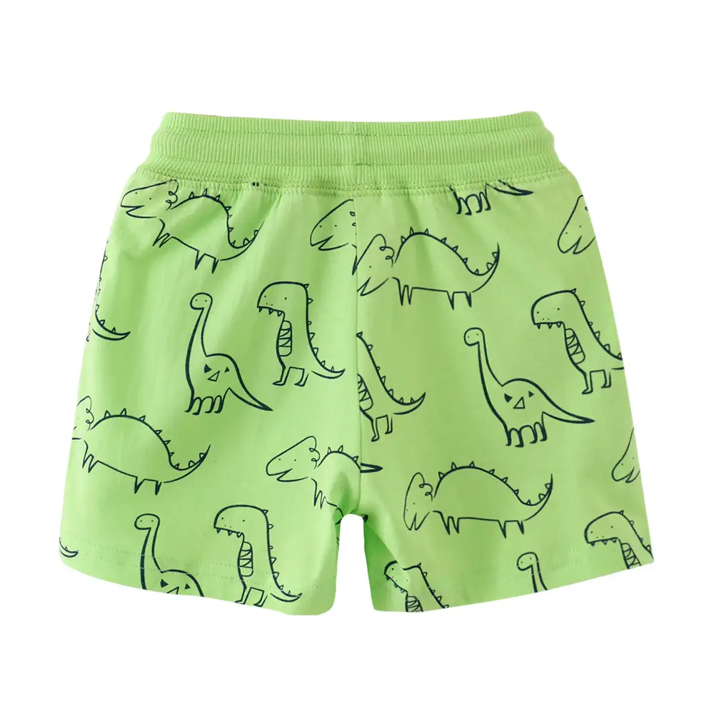 Children's Green Dinosaur Shorts Casual Summer Pants - Image 5