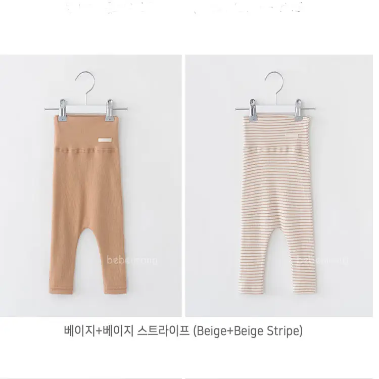Korean Style Infant Leggings All Colors Cotton - Image 3