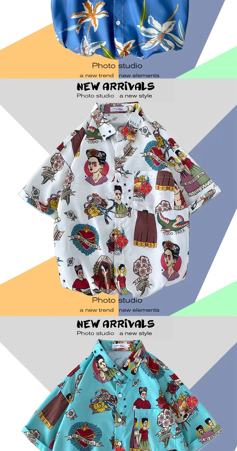 Men's Super Hot Hawaiian Floral Short Sleeve Shirt — feature 9