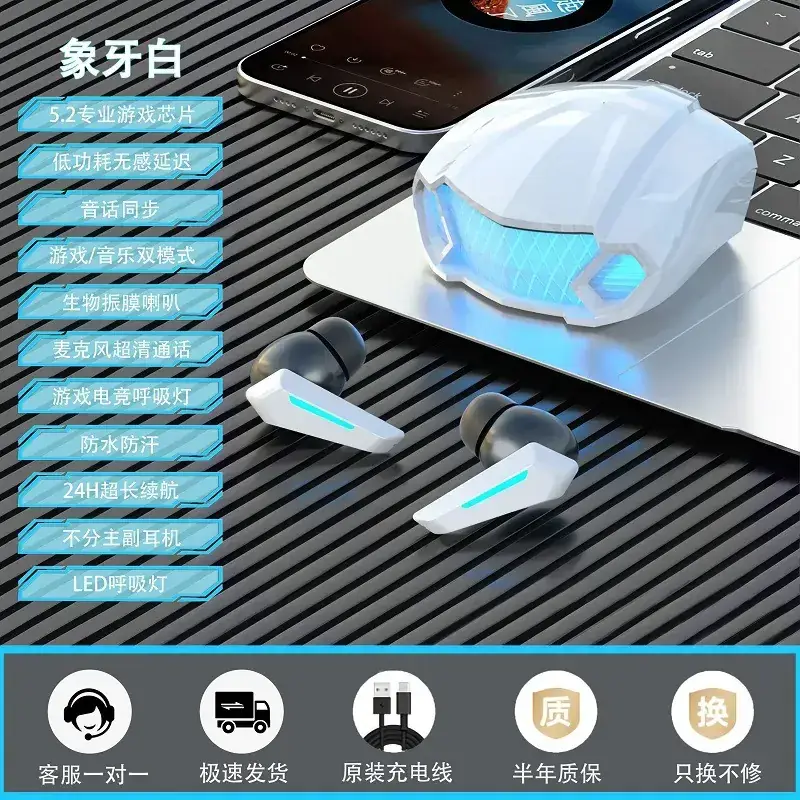 Cross-border Bluetooth 5.3 Noise-Cancelling Gaming Headset - Image 3