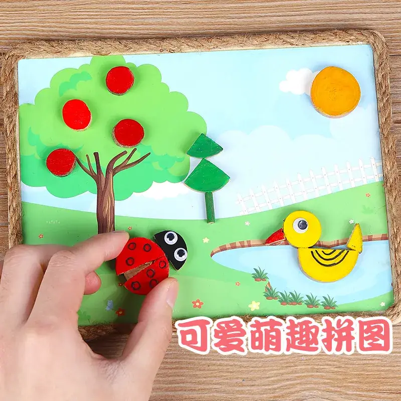 Kids Wooden Branch Painting Set for Kindergarten