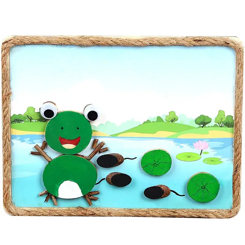 Kids Wooden Branch Painting Set for Kindergarten