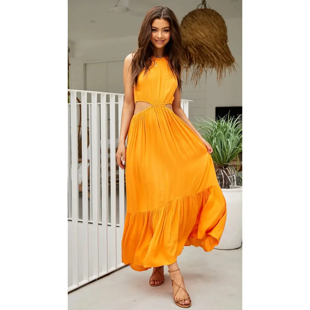 Black Halter Waistless Dress for Women Spring Summer - Image 4