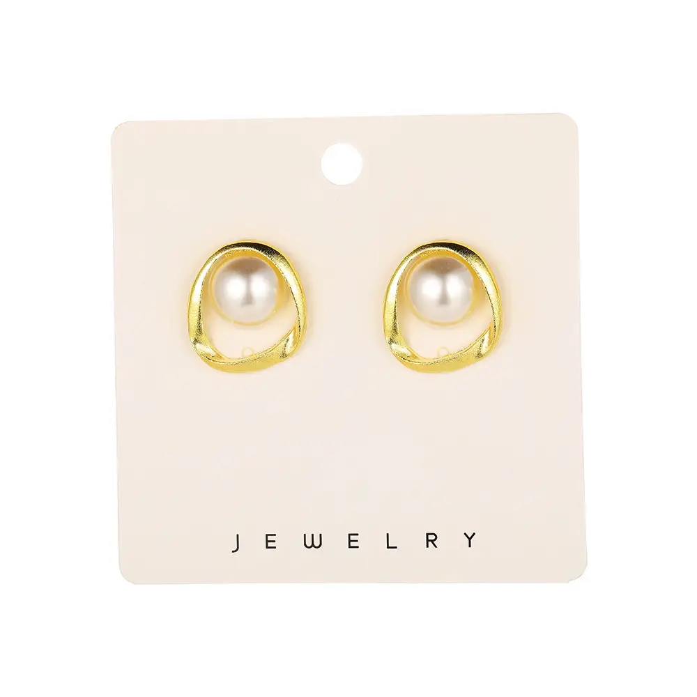 Pearl Earrings Gold Plated for Women - Image 9