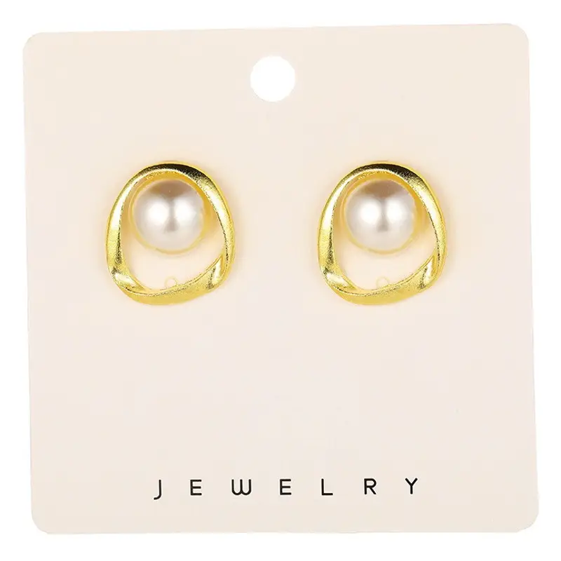 Pearl Earrings Gold Plated for Women