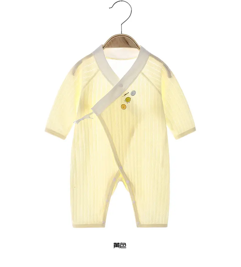 Baby Cotton Light Blue Jumpsuit with Hollow Out — feature 8