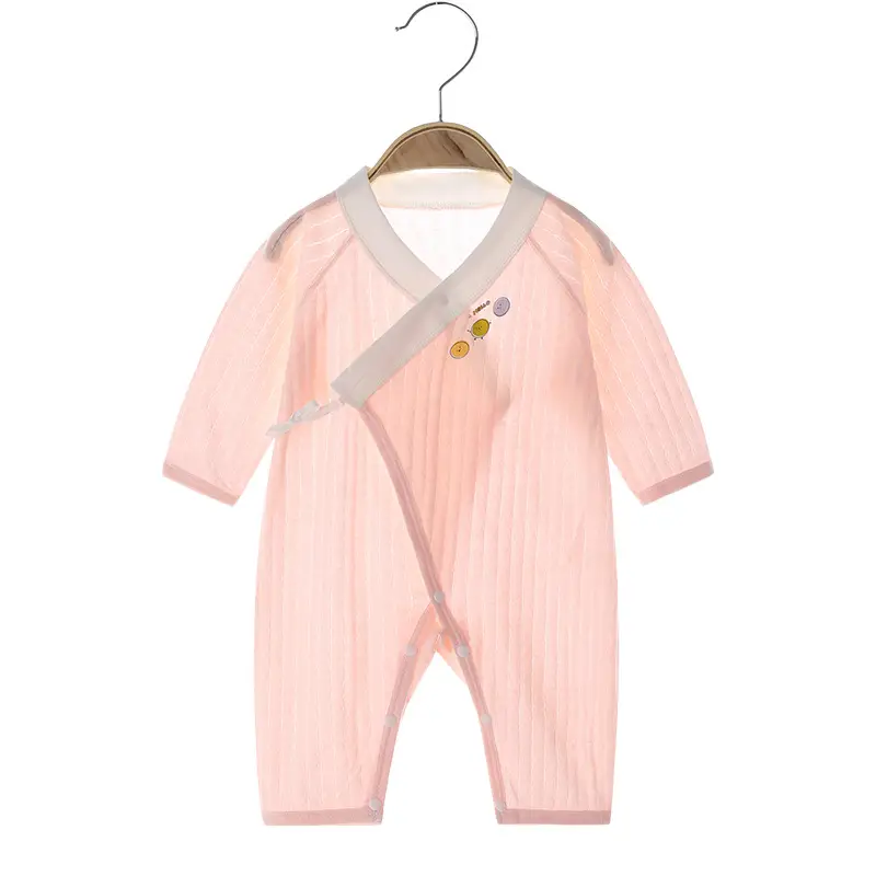 Baby Cotton Light Blue Jumpsuit with Hollow Out - Image 3