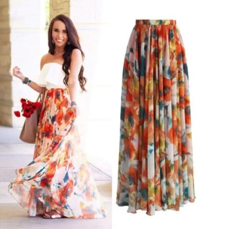 2023 Printed Bohemian Half-Length Dress for Women - Image 3