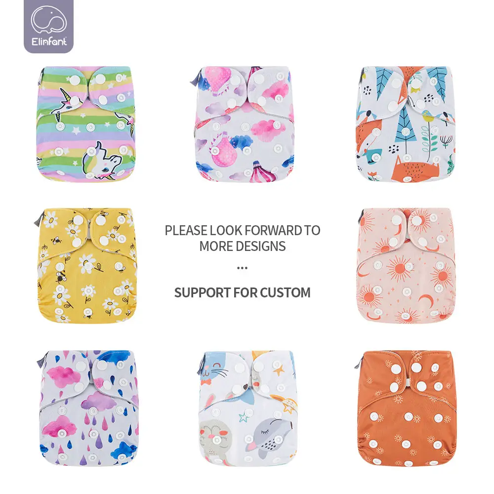 Baby Washable Diapers Cross-border Newborn One-piece Washable Diapers - Image 9