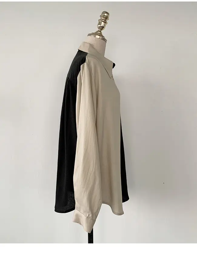 1688 Korean Chic Lapel Shirt Single Breasted Long Sleeve — feature 11
