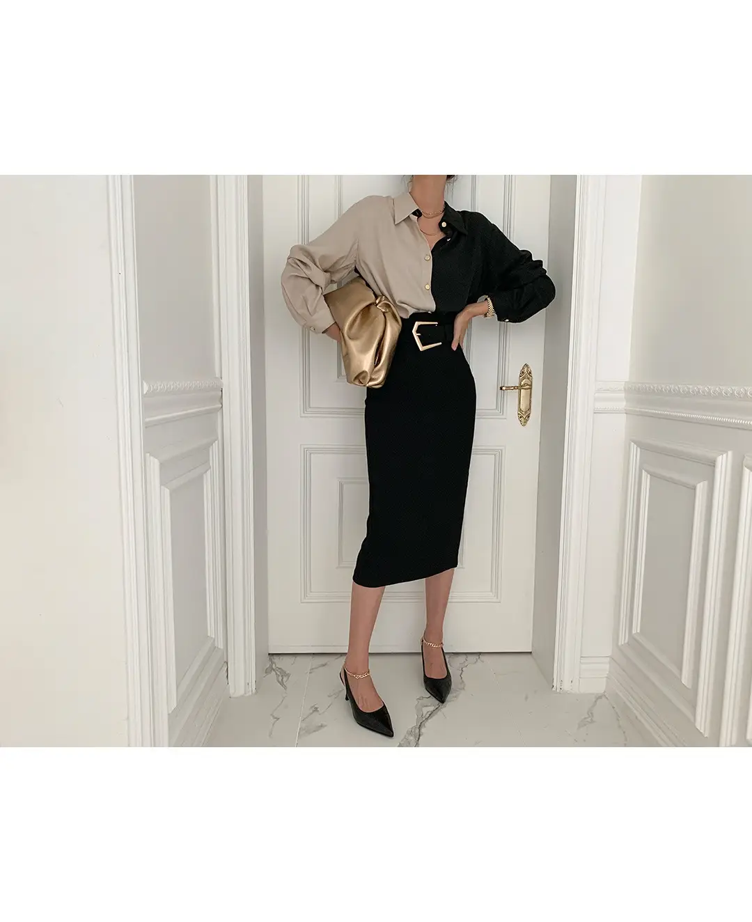 1688 Korean Chic Lapel Shirt Single Breasted Long Sleeve — feature 6