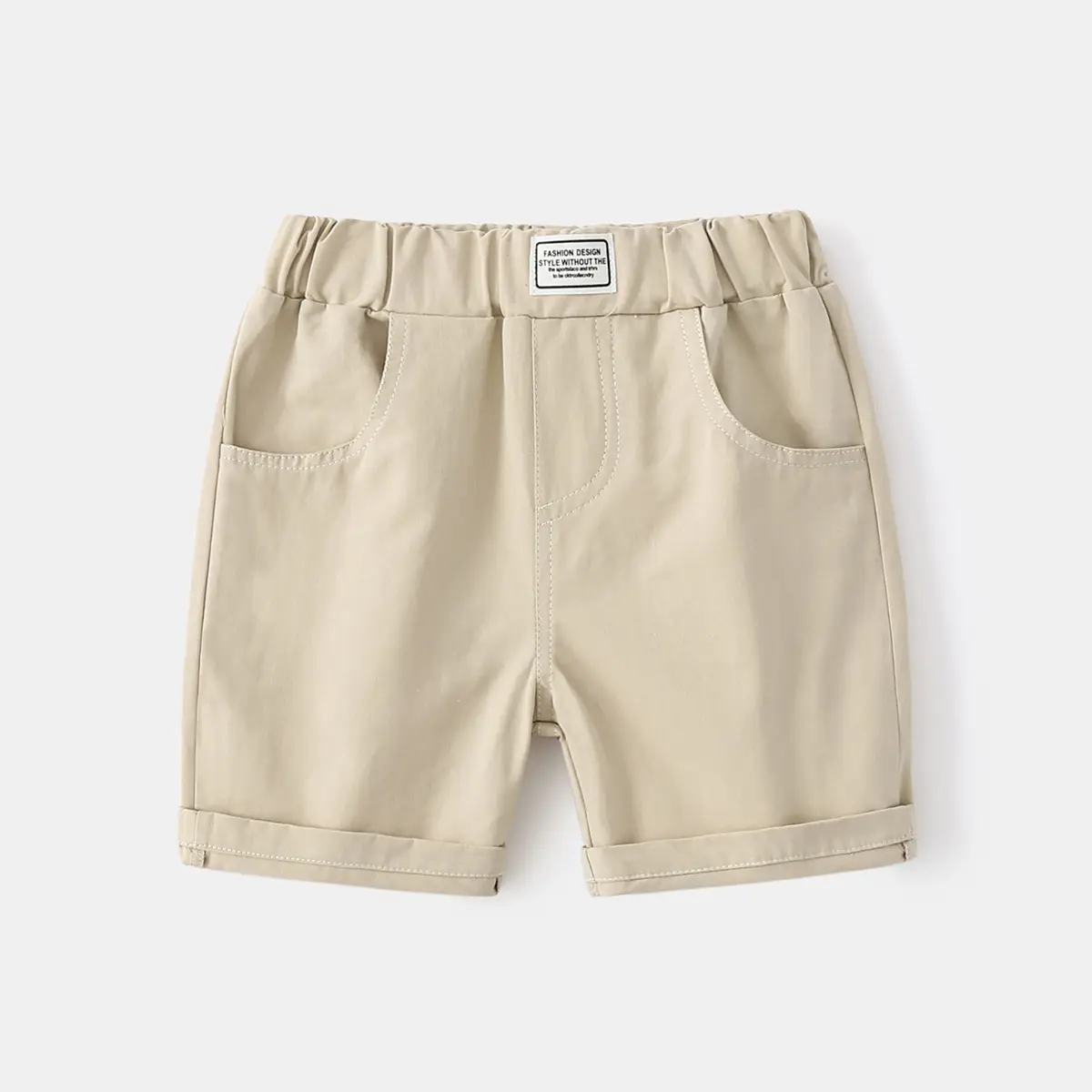 2023 Summer Boys Cotton Shorts Blue Casual