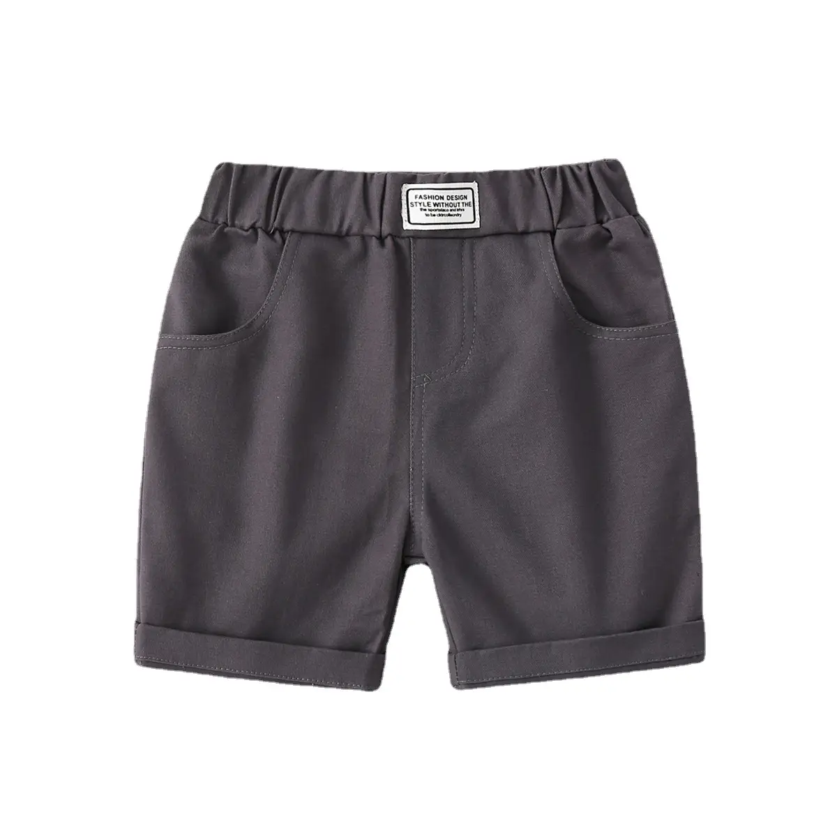 2023 Summer Boys Cotton Shorts Blue Casual