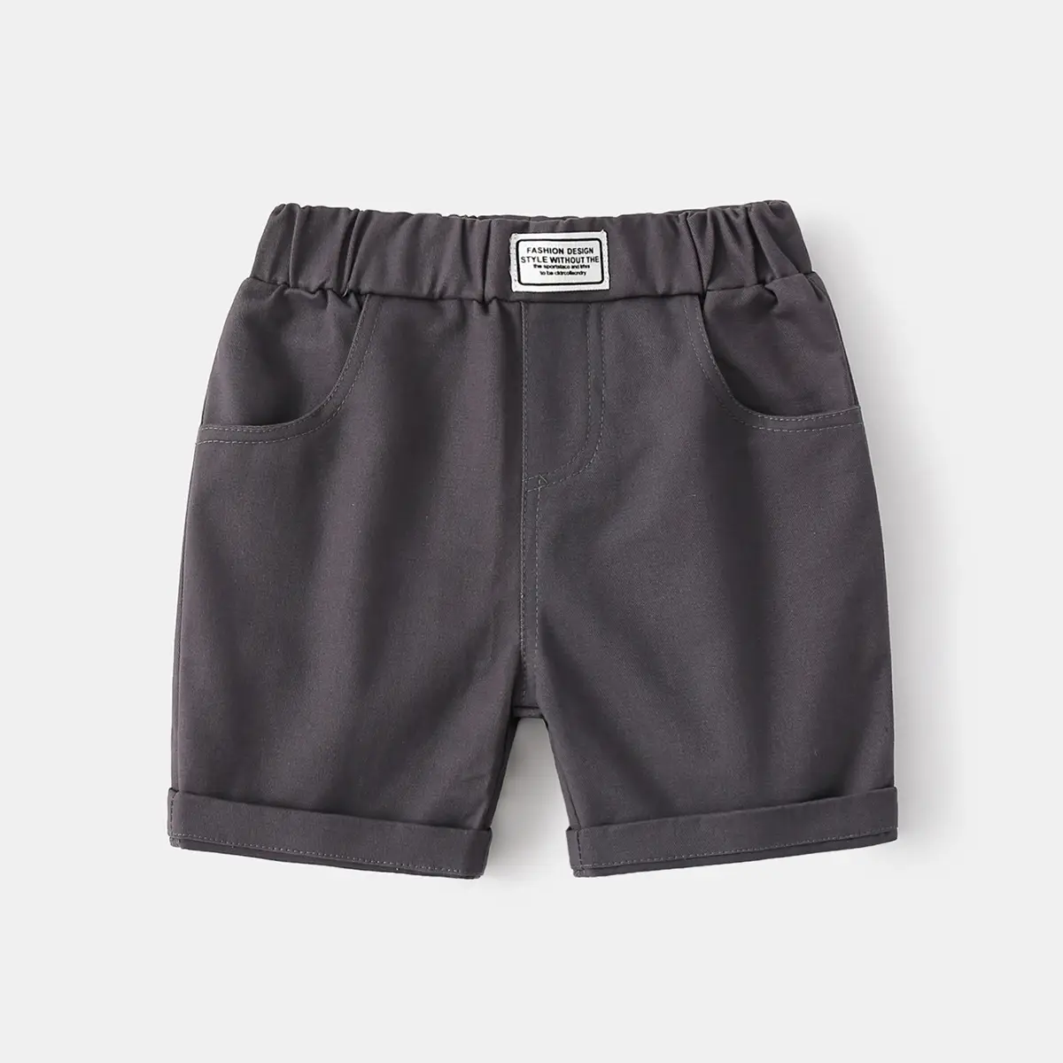 2023 Summer Boys Cotton Shorts Blue Casual