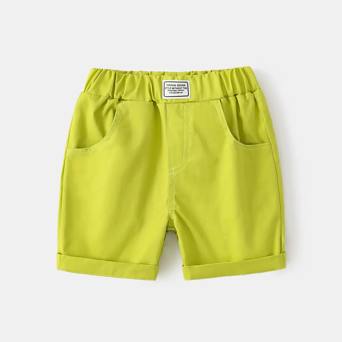 2023 Summer Boys Cotton Shorts Blue Casual
