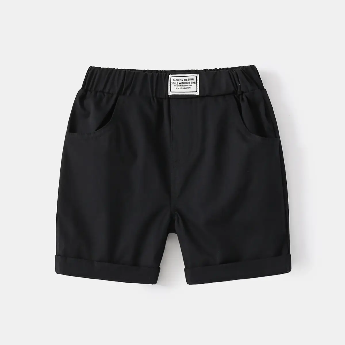 2023 Summer Boys Cotton Shorts Blue Casual