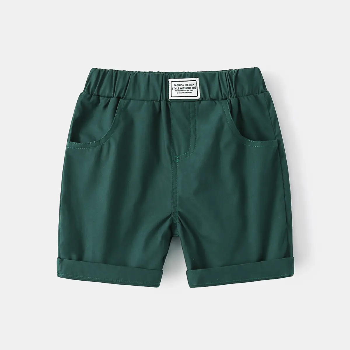 2023 Summer Boys Cotton Shorts Blue Casual