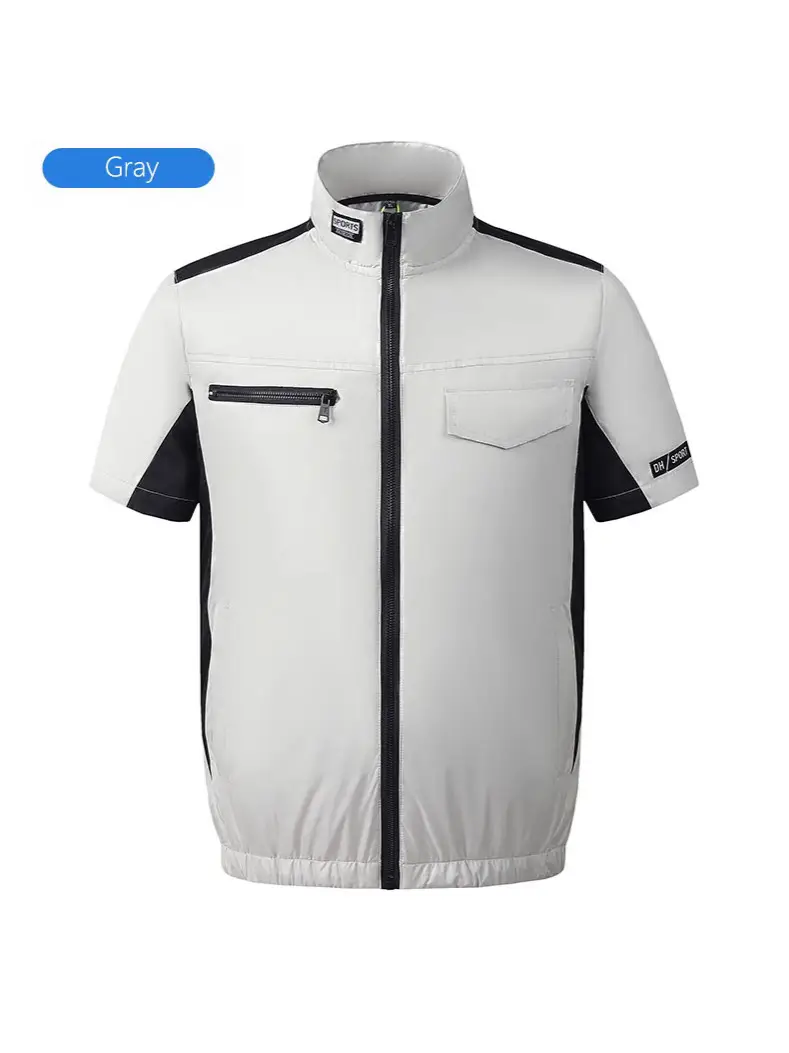 2025 Gray Men's Short Sleeve Cooling Shirt