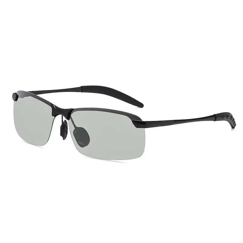 Men Retro Polarized Sunglasses Yellow Photochromic