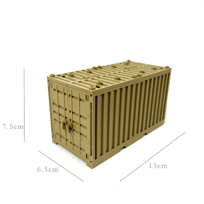 Military Men Eat Chicken Weapon Depot Building Blocks - Image 3