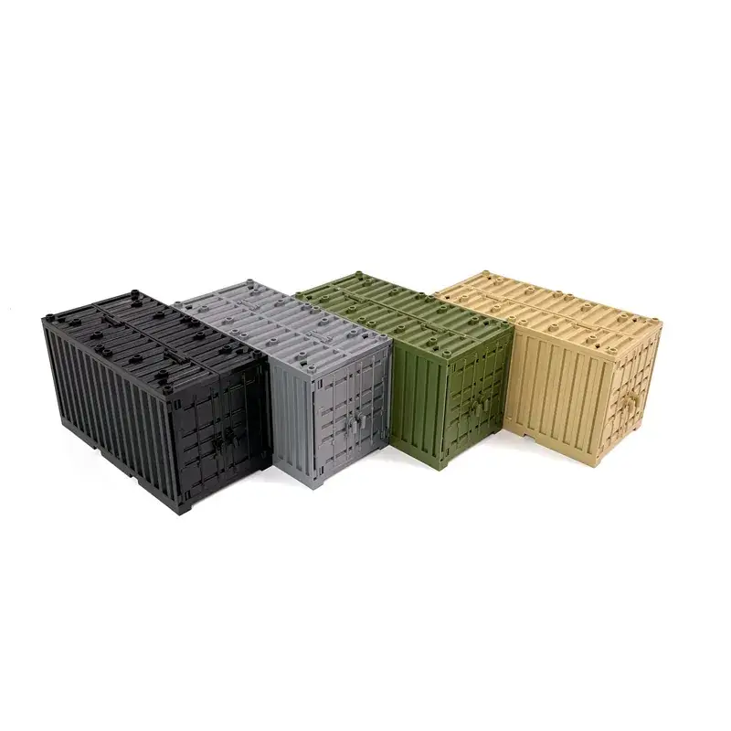 Military Men Eat Chicken Weapon Depot Building Blocks - Image 6