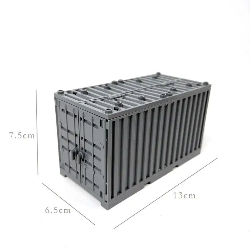 Military Men Eat Chicken Weapon Depot Building Blocks - Image 2