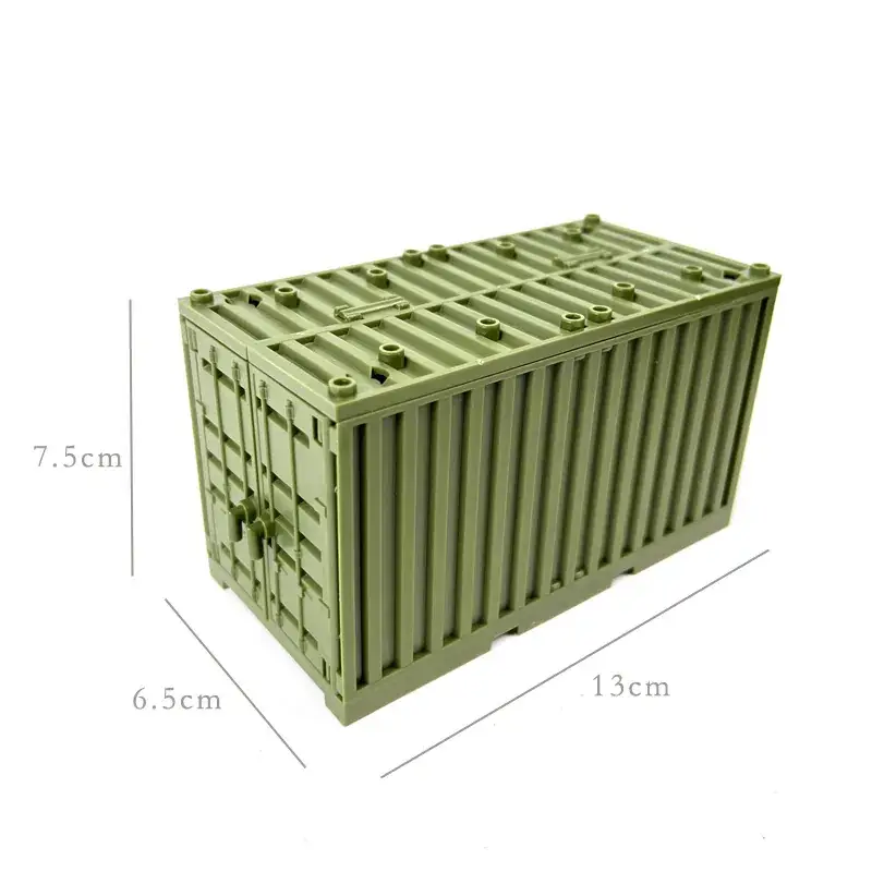 Military Men Eat Chicken Weapon Depot Building Blocks - Image 4