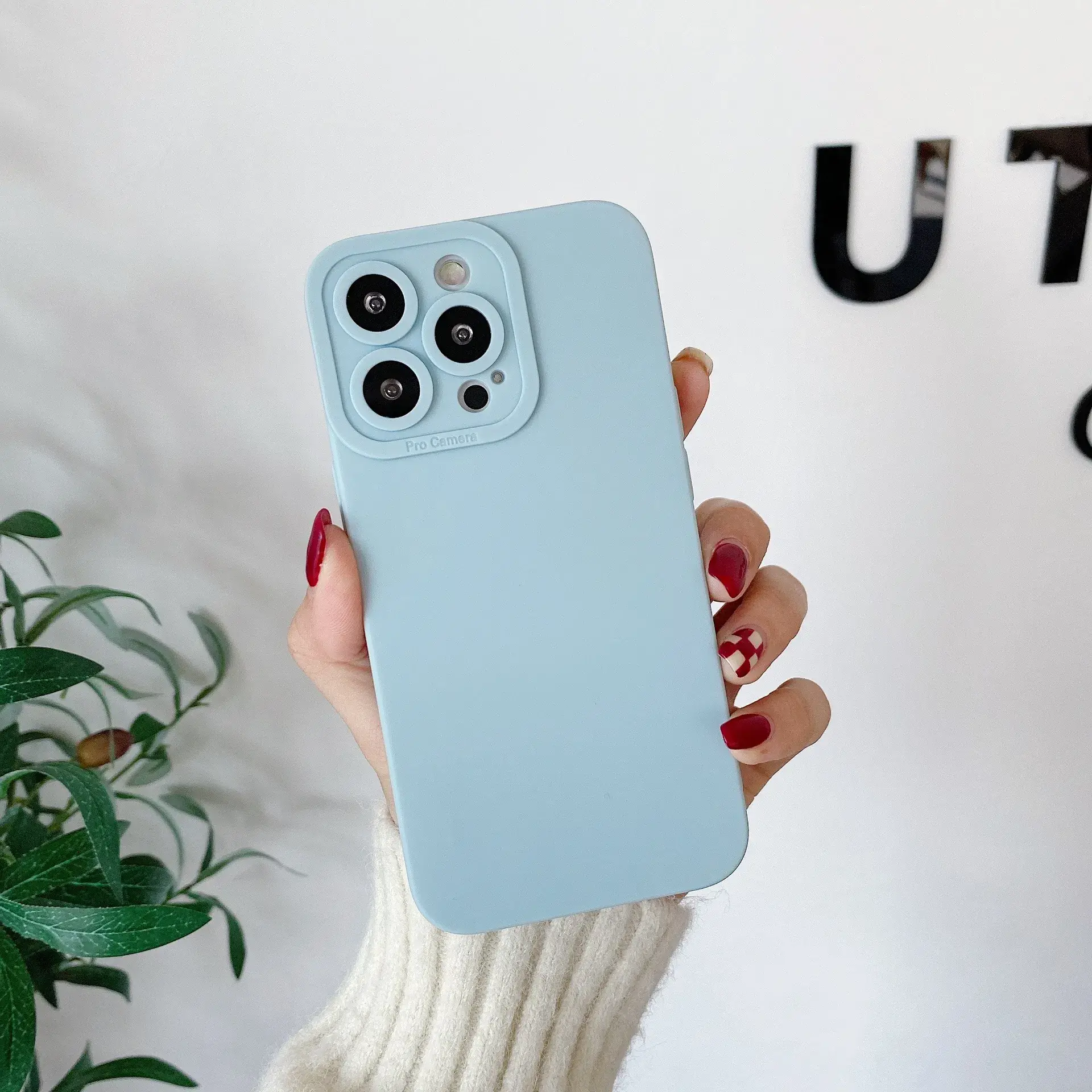 Blue TPU Anti-Slip Phone Case for Xiaomi 13