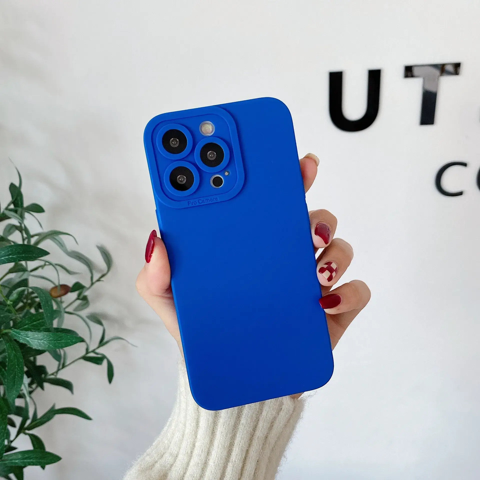 Blue TPU Anti-Slip Phone Case for Xiaomi 13