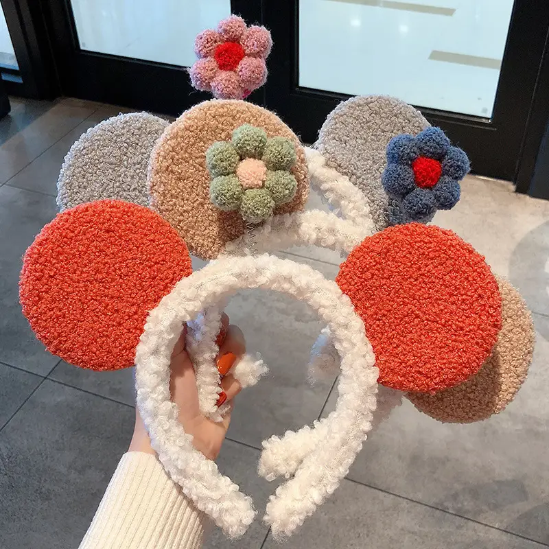 Free Shipping Pleated Star Dew Crab Strawberry Flower Face Wash Headband - Image 33