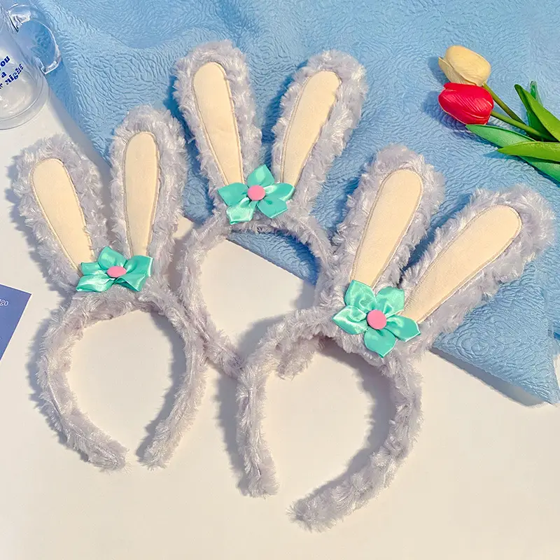 Free Shipping Pleated Star Dew Crab Strawberry Flower Face Wash Headband - Image 35