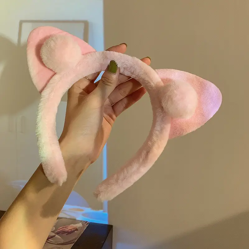 Free Shipping Pleated Star Dew Crab Strawberry Flower Face Wash Headband - Image 27