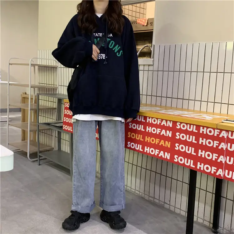 2026 Korean Style Hooded Sweatshirt Women Loose Fleece — feature 13