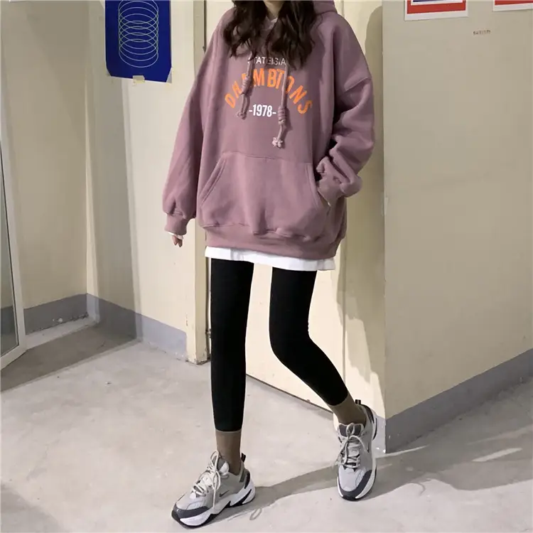 2026 Korean Style Hooded Sweatshirt Women Loose Fleece — feature 30