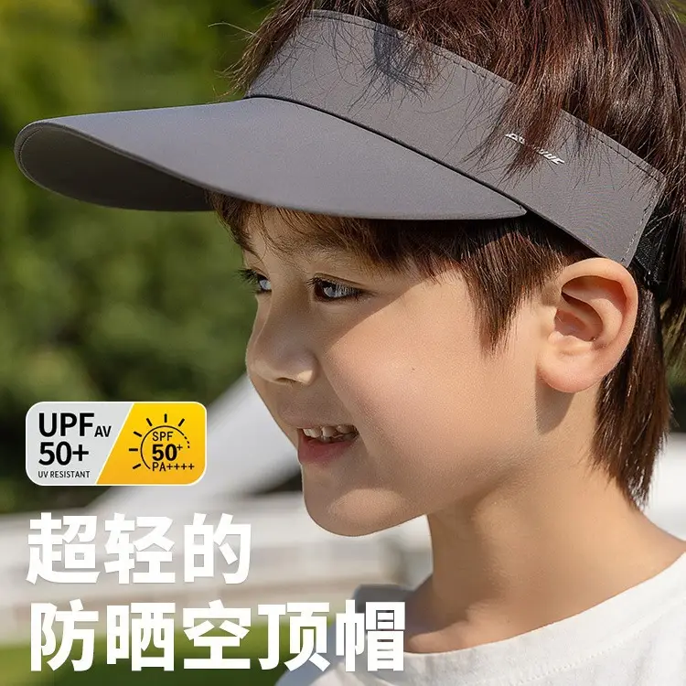Children's Anti-UV Sun Hat Light Blue Summer Sports Cycling Beach Hat - Image 4