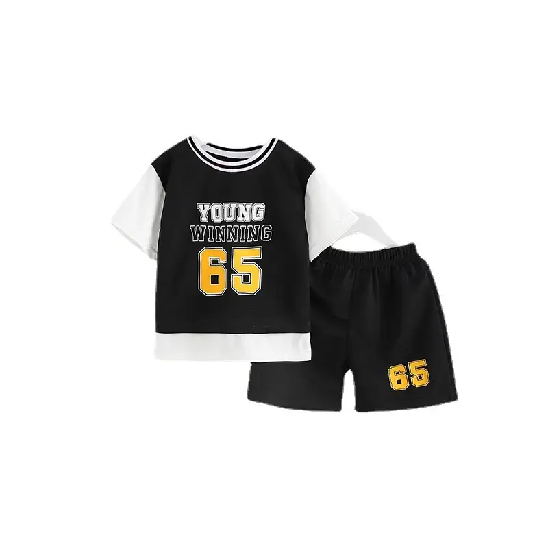 Young Boys Blue 65 Number Sportswear Set - Image 9