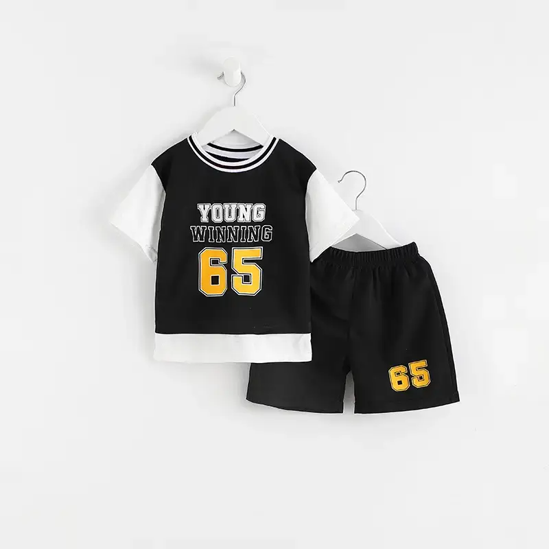 Young Boys Blue 65 Number Sportswear Set - Image 4