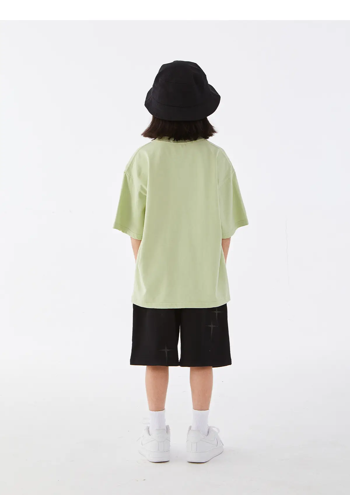 Kids DK Cotton T-Shirt Light Green Medium Large — feature 16