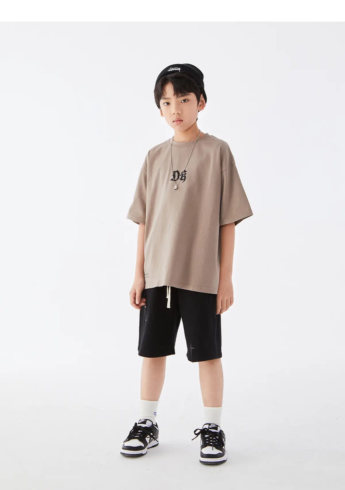 Kids DK Cotton T-Shirt Light Green Medium Large — feature 21