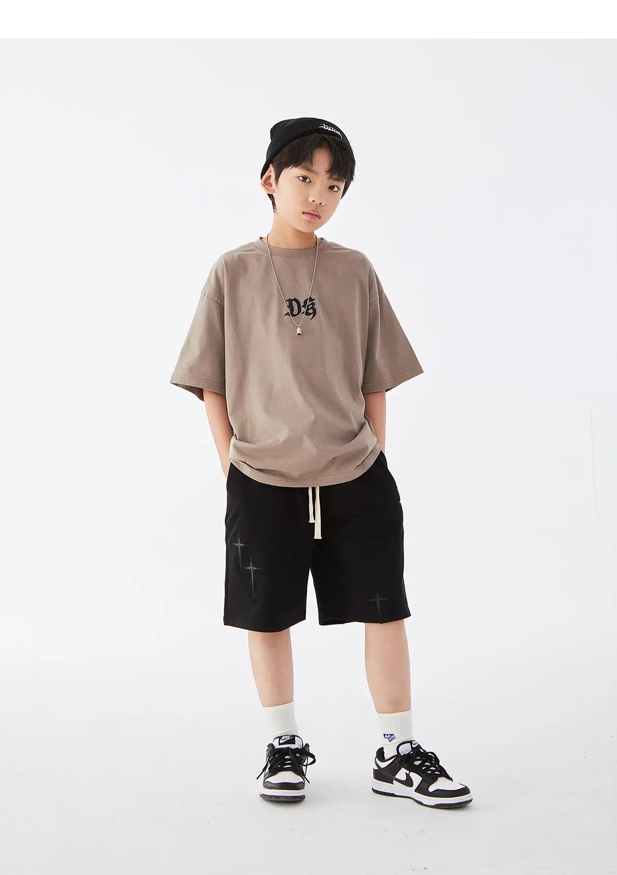 Kids DK Cotton T-Shirt Light Green Medium Large — feature 22