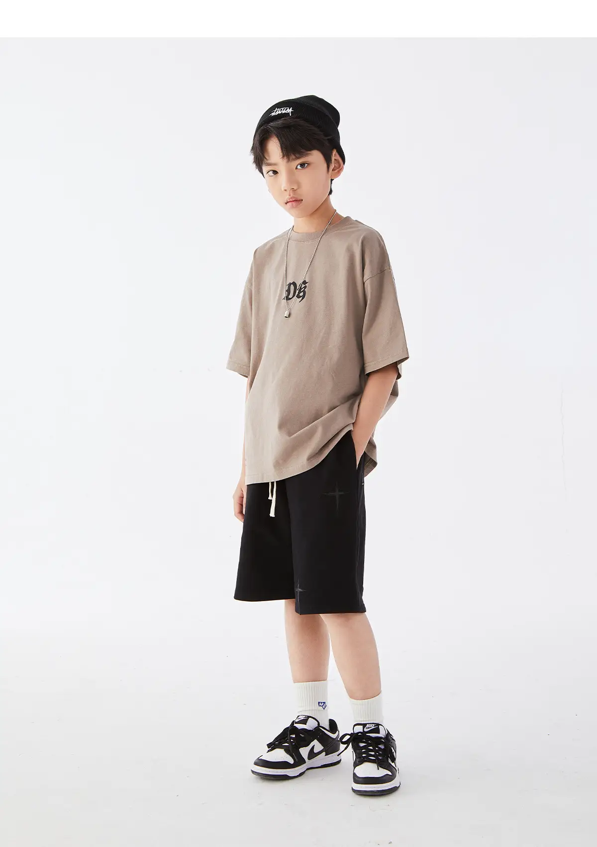 Kids DK Cotton T-Shirt Light Green Medium Large — feature 23