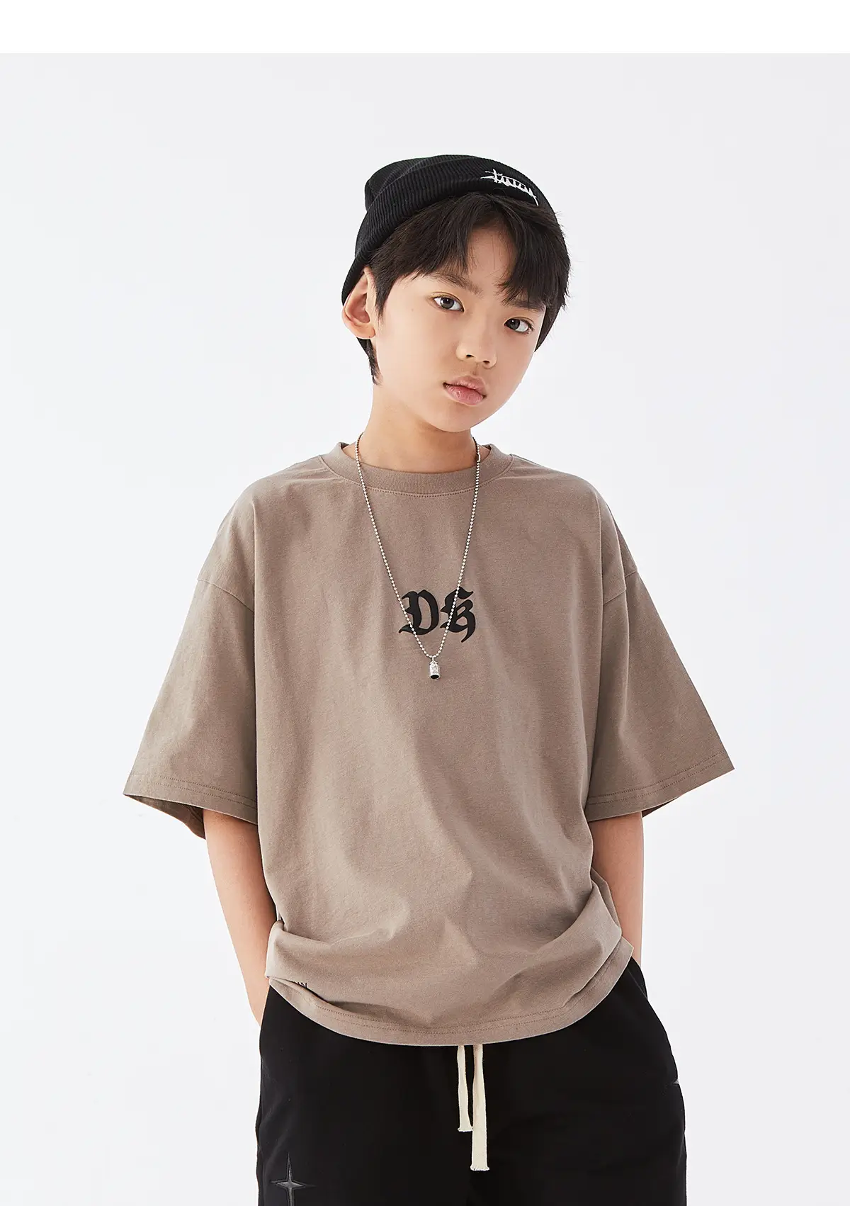Kids DK Cotton T-Shirt Light Green Medium Large — feature 26