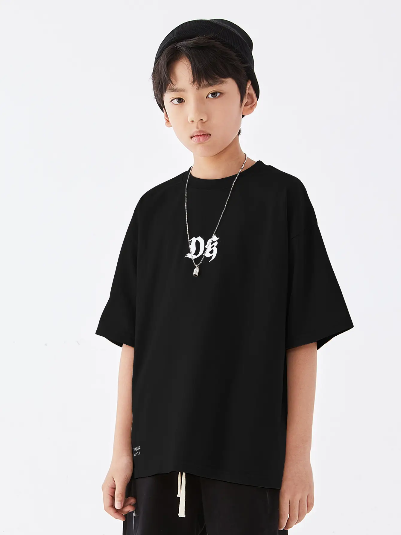 Kids DK Cotton T-Shirt Light Green Medium Large — feature 33