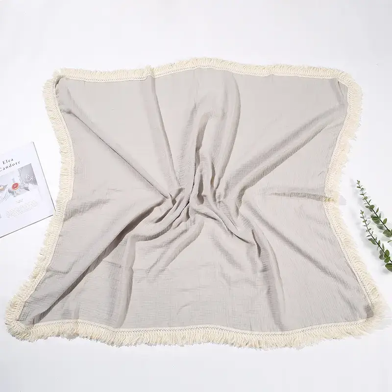 Cross-Border Baby Wrap Towel with Tassels - Image 10