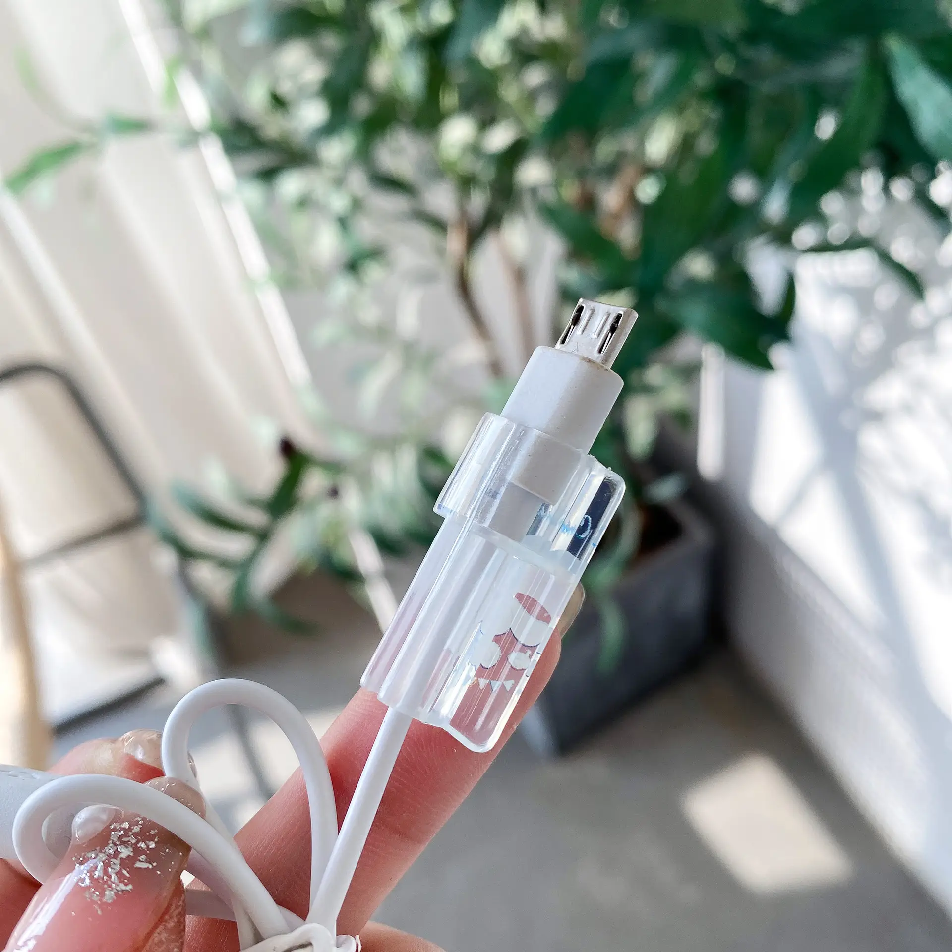 Transparent Cartoon Data Cable Cover for Apple — feature 16