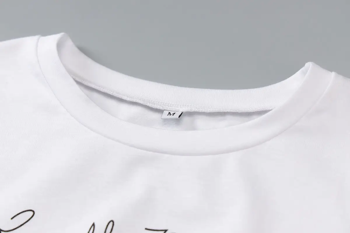 Women Cartoon Print Slim Fit T-Shirt White — feature 5