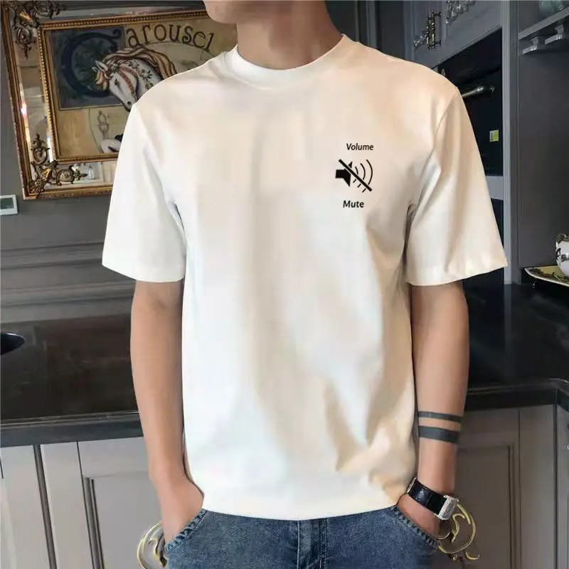Korean Style Black T-shirt with "Ye S!" Print - Image 10