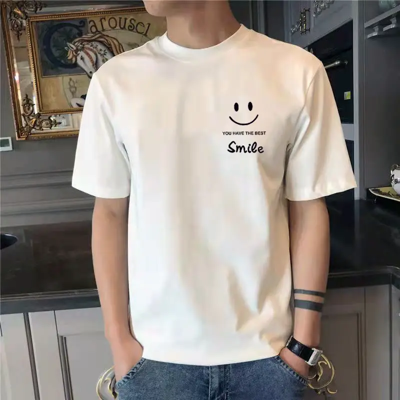 Korean Style Black T-shirt with "Ye S!" Print - Image 18