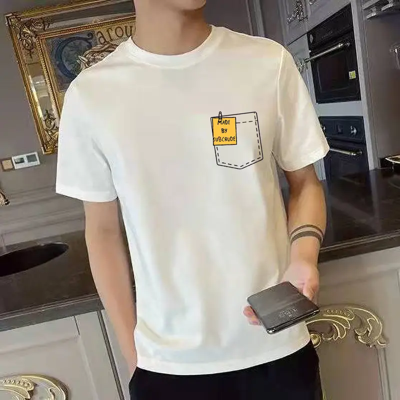 Korean Style Black T-shirt with "Ye S!" Print - Image 26